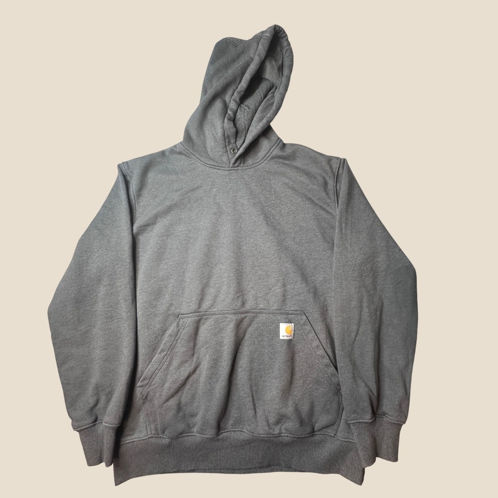 Carhartt Hoodie Mens L Rain Defender Loose Fit Gray 100615 026 Water Repellent
